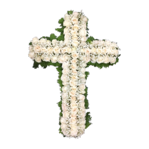 Casket Cross Wreath 26